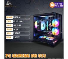 PC GAMING - DH 035 CORE I3 12100F | RAM 16GB | RX 580