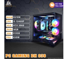 PC GAMING - DH 038 CORE I5 12400F | RAM 16GB | RTX 3060 12GB
