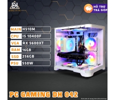 PC GAMING - DH 042 CORE I5 10400F | RAM 16GB | RX 5600XT 6G | SSD 256GB  