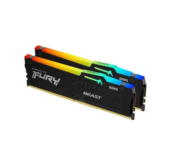 Ram Kingston Fury Beast RGB 16GB DDR5 5200MHz 2x8GB (KF552C40BBAK2-16)