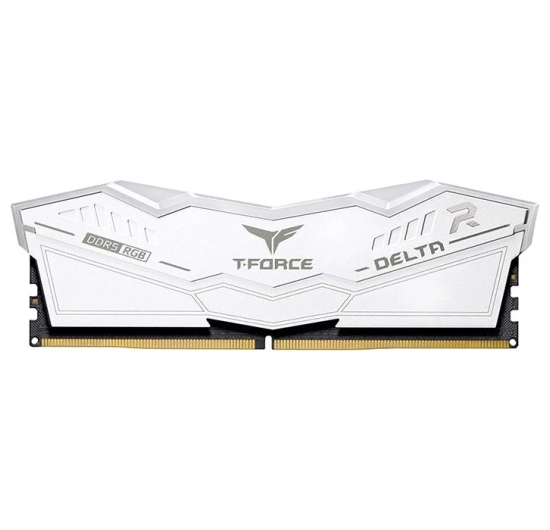 Ram DDR5 TEAMGROUP 32G/6000 T-Force Delta White RGB (2x16GB) Tản Nhiệt