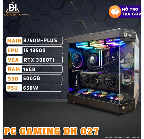 PC GAMING - DH 027 CORE I5 13500KF | RAM 16GB | RTX 3060Ti