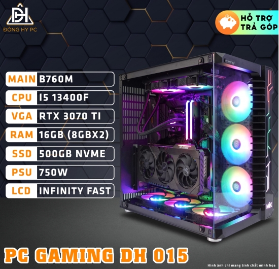 PC GAMING - DH 015 CORE I5 13400F | RAM 16GB | RTX 3070 Ti 