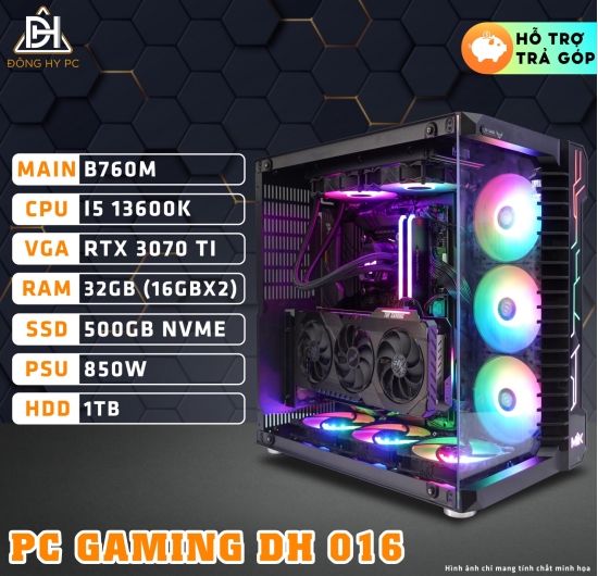 PC GAMING - DH 016 CORE I5 13600K | RAM 32GB | RTX 3070 Ti