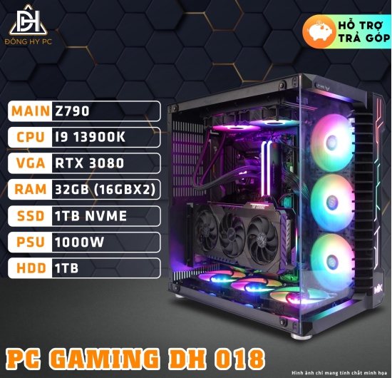 PC GAMING - DH 018 CORE I9 13900K | RAM 32GB | RTX 3080