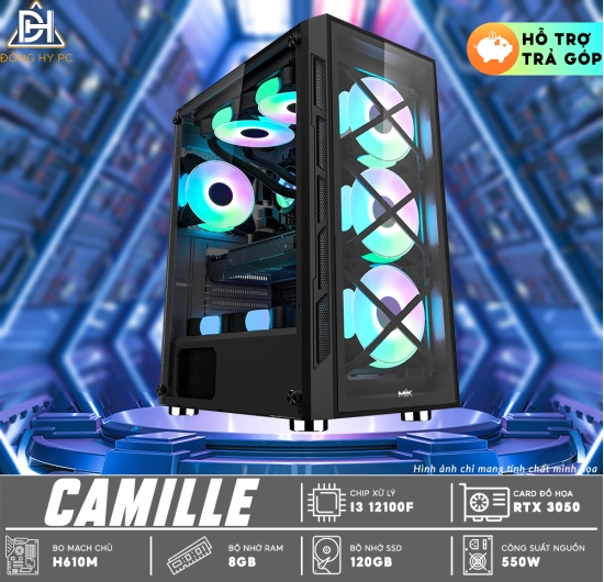 PC GAMING CAMILLE - CORE I3 12100F | RAM 8G | RTX3050