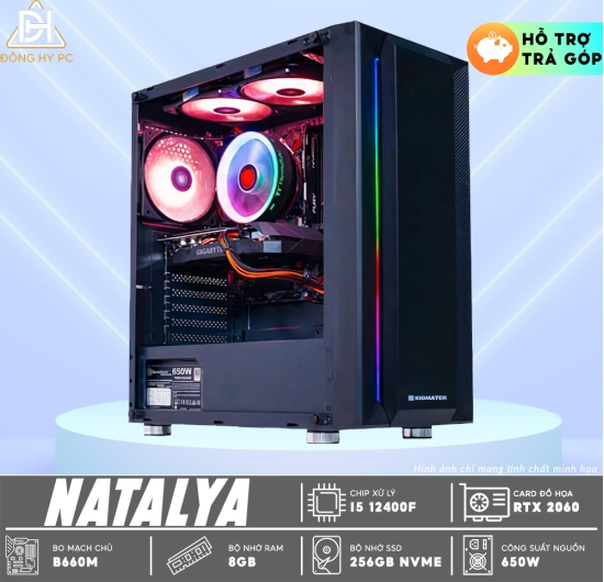 PC GAMING NATALYA- CORE I5 12400F | RAM 8GB | RTX 2060